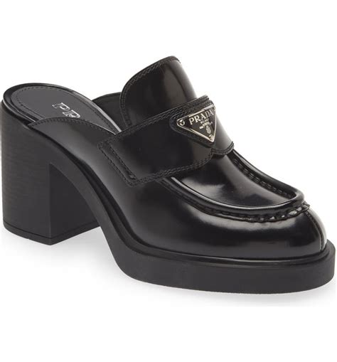 prada 65 mules|Prada chunky loafer.